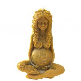 Vela Figura Miel Diosa de la Tierra 115g.